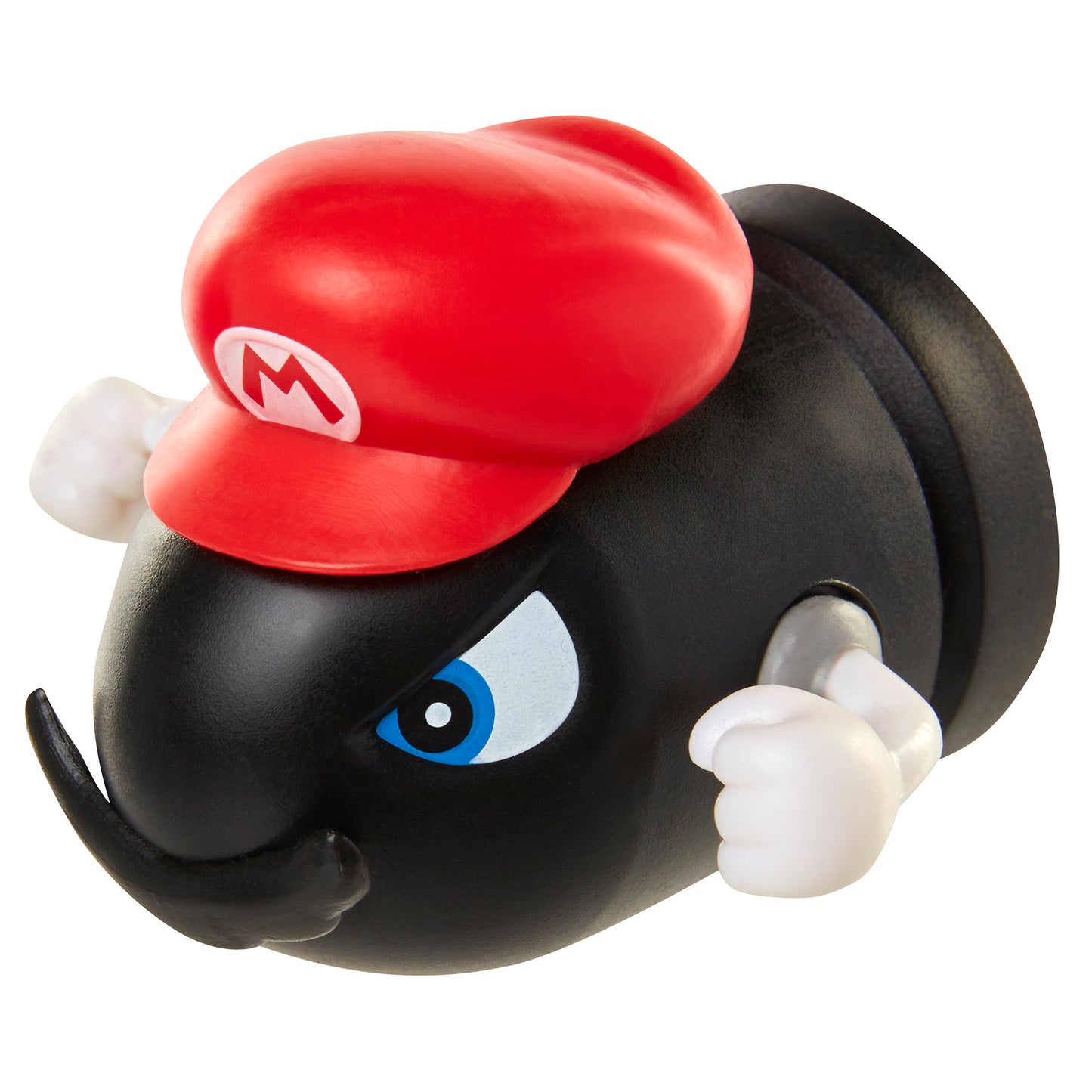 Figura de Bullet Bill capturado de Super Mario de World of Nintendo de 2,5 pulgadas