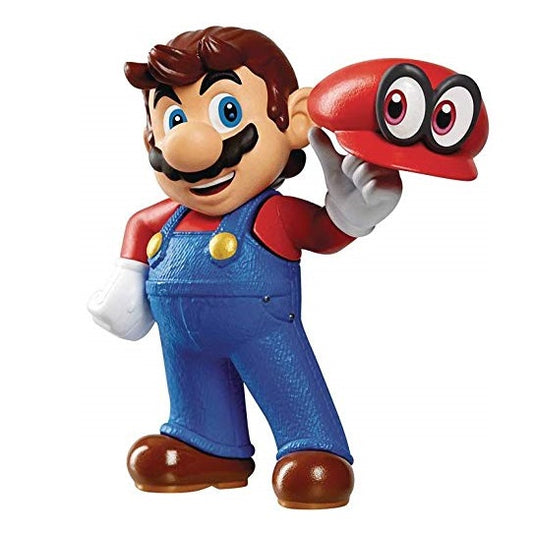 Figura de Mario con Cappy de World of Nintendo Super Mario de 2,5"