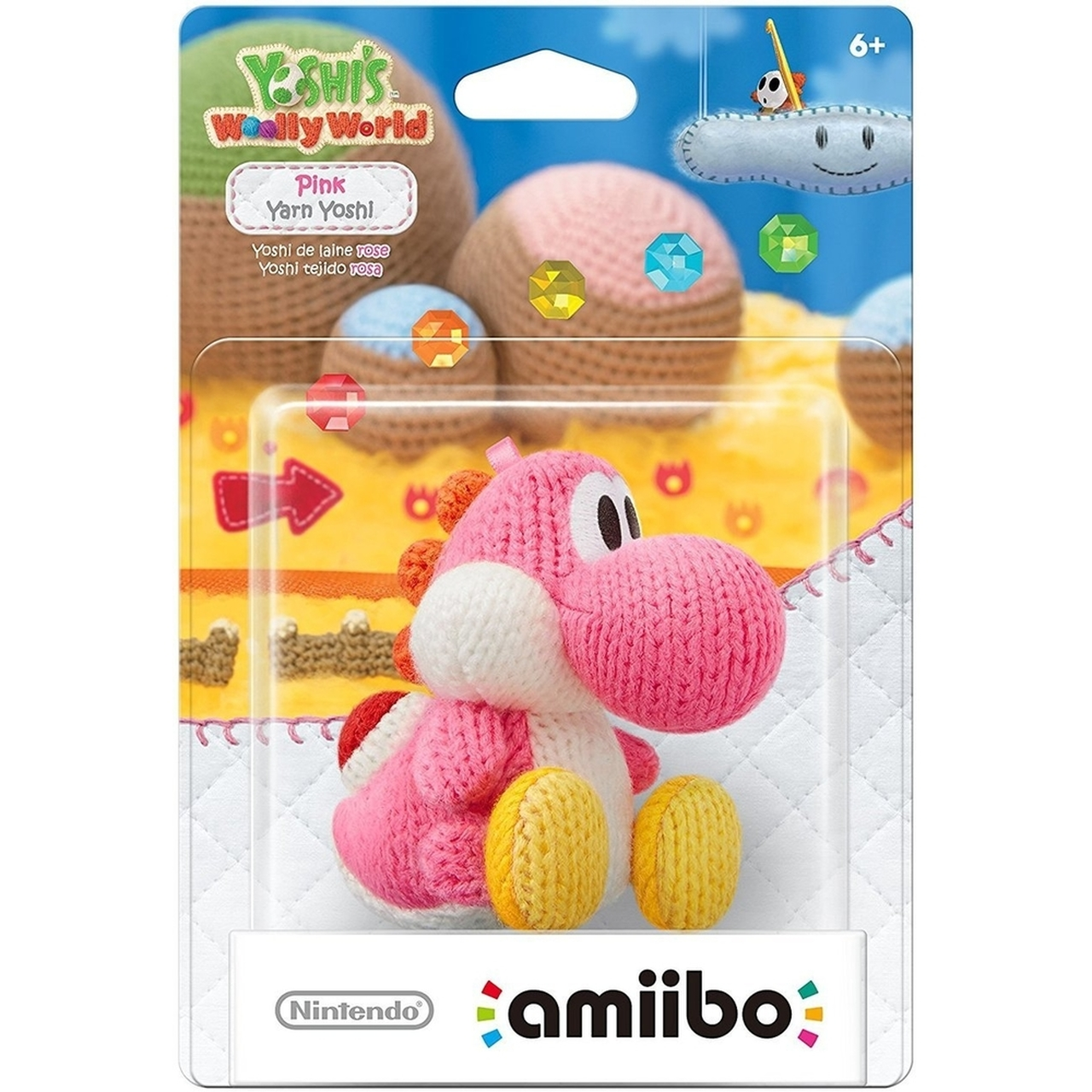 Amiibo de Yoshi de hilo rosa